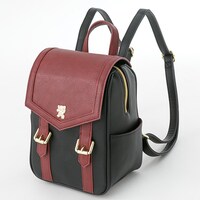 黒のライダーモデルのバッグ。