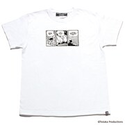 「鉄腕アトム」をモチーフにしたTシャツ。