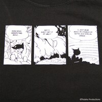 「鉄腕アトム」をモチーフにしたTシャツ。