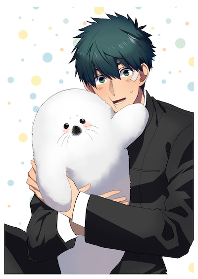 「アザラシの武田くん」のカラーカット。