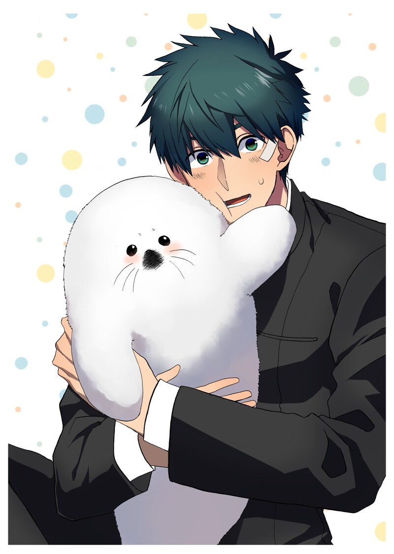 「アザラシの武田くん」のカラーカット。