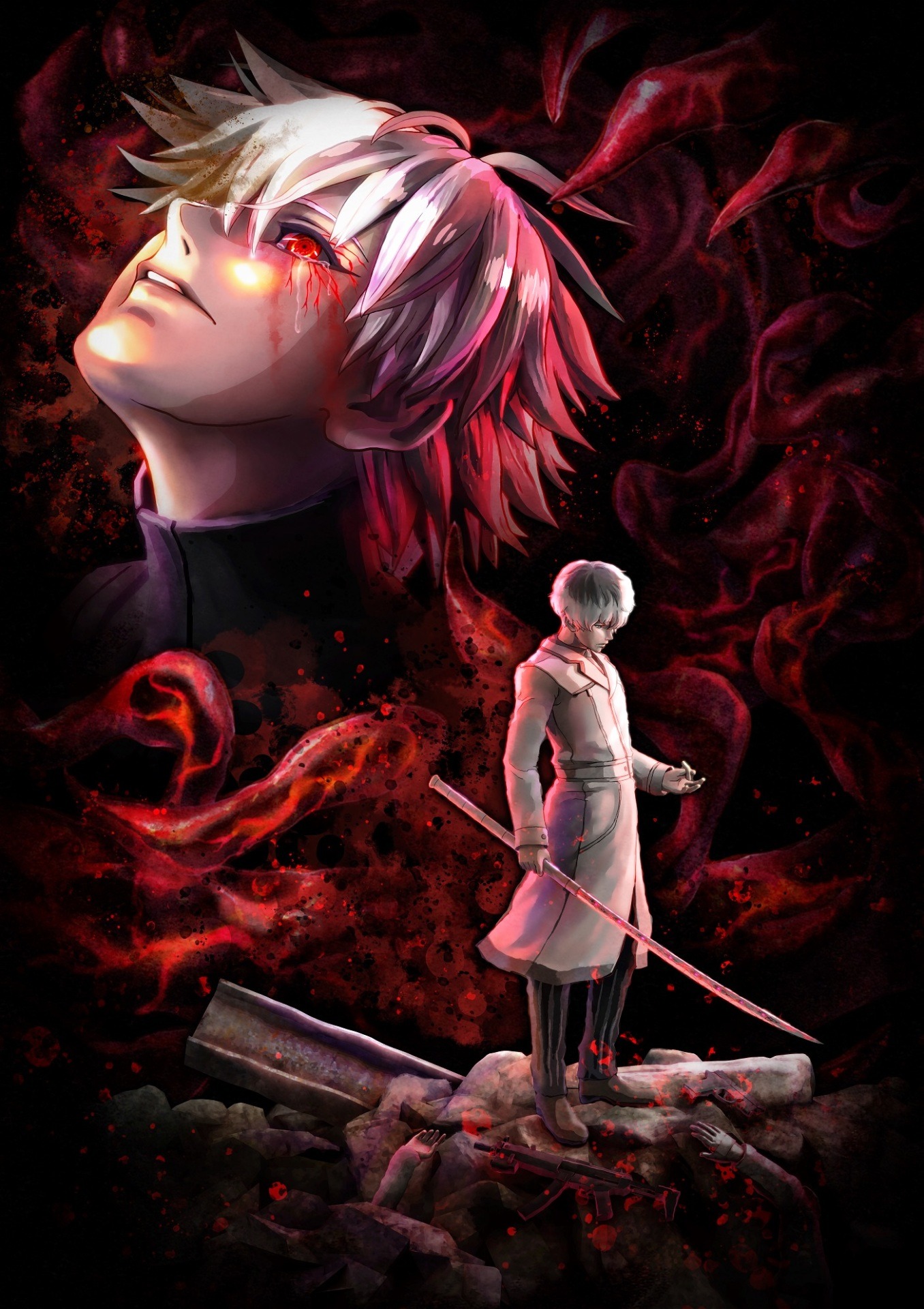 「東京喰種:re 【CALL to EXIST】」のイメージボード。