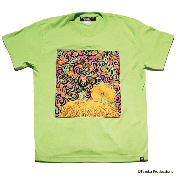 「火の鳥」をモチーフにしたTシャツ。