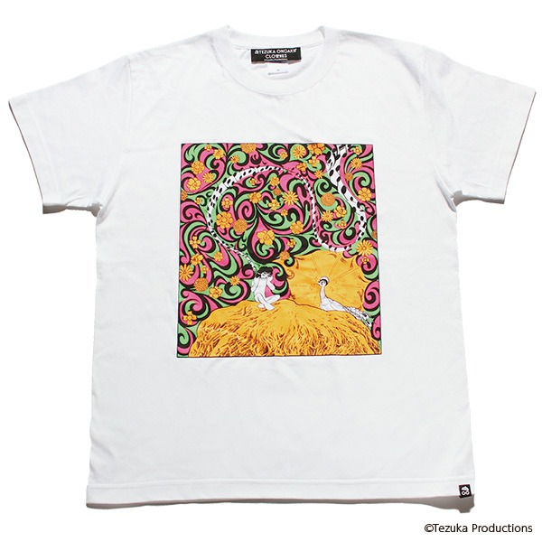 「火の鳥」をモチーフにしたTシャツ。