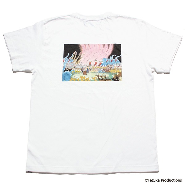 「ジャングル大帝」をモチーフにしたTシャツ。