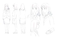 オープニングに登場するキャラクターのラフ。(c)NTV