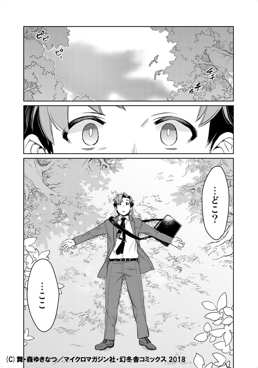 「異世界に来たみたいだけど如何すれば良いのだろう」第1話より。