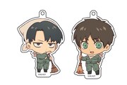 「エレン飼育係Ver.＆リヴァイ飼育係Ver. アクリルキーホルダー2個セット」