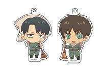 「エレン飼育係Ver.＆リヴァイ飼育係Ver. アクリルキーホルダー2個セット」