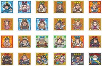 「キングダムマンチョコ〈戦国動乱編〉」のシール。