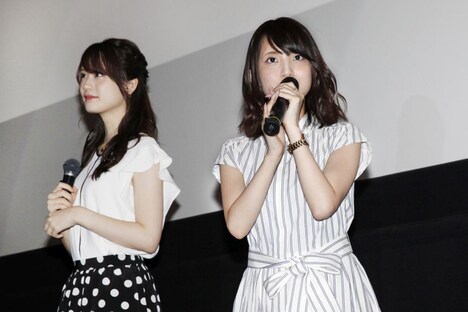 左から瀬戸麻沙美、大久保瑠美。