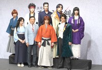 製作発表記者会見の様子。