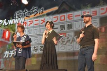 左から吉田尚記、結、リチャード・アイゼンバイス。