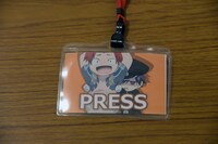 プレス用のパスもこだわりのあるものに。