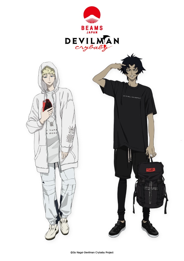 「DEVILMAN crybaby meets BEAMS JAPAN -SABBATH SHINJUKU-」ビジュアル