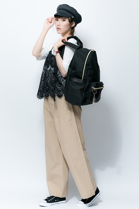 八田美咲モデルの着用例。