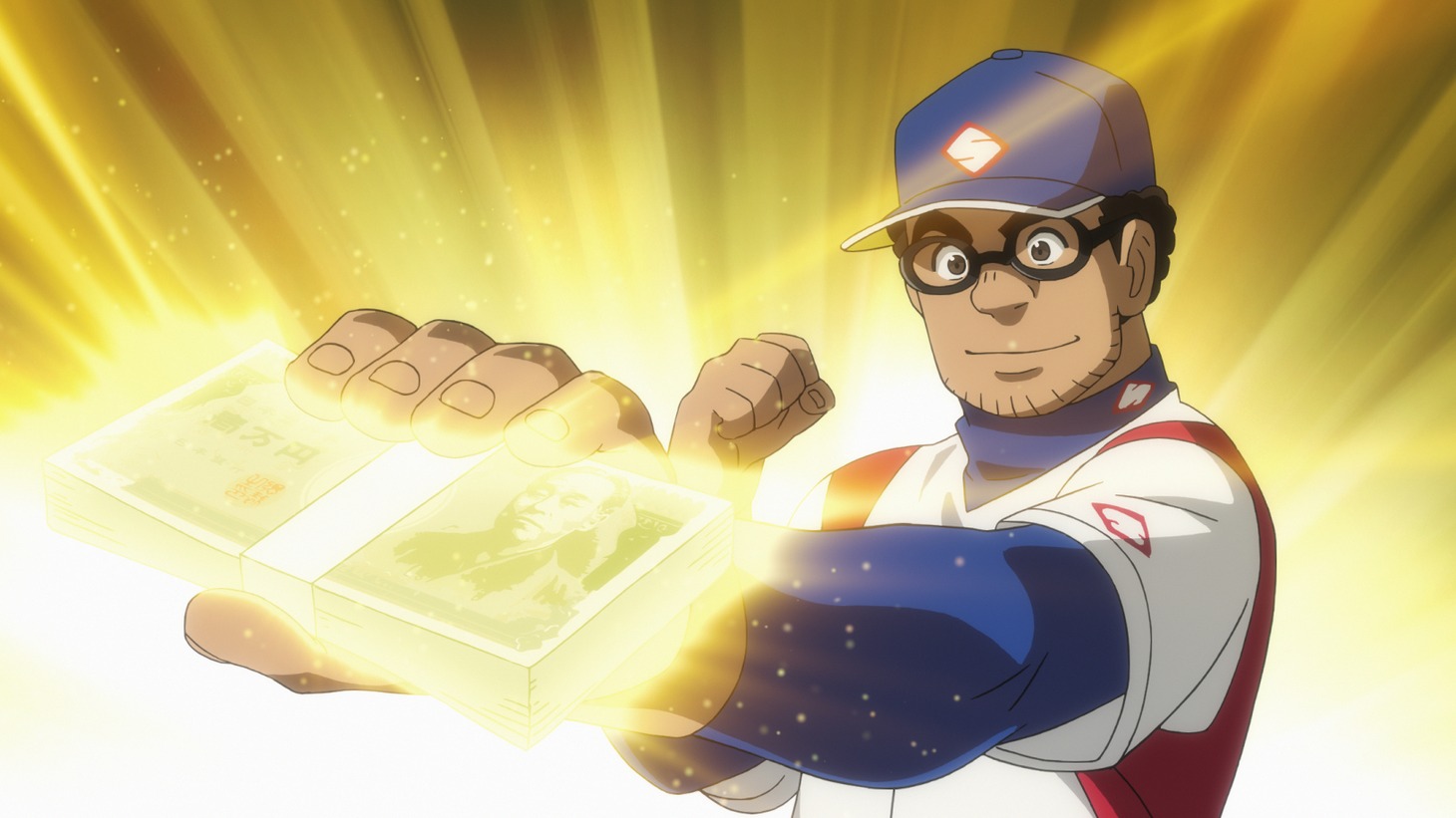 アニメ「グラゼニ」より。