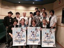 OVA「テニスの王子様 BEST GAMES!! 手塚 vs 跡部」キャスト集合写真。(c)許斐 剛／集英社・NAS・新テニスの王子様プロジェクト