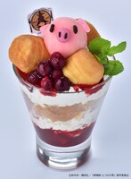 「エリザベスが作ったホークのパフェ」