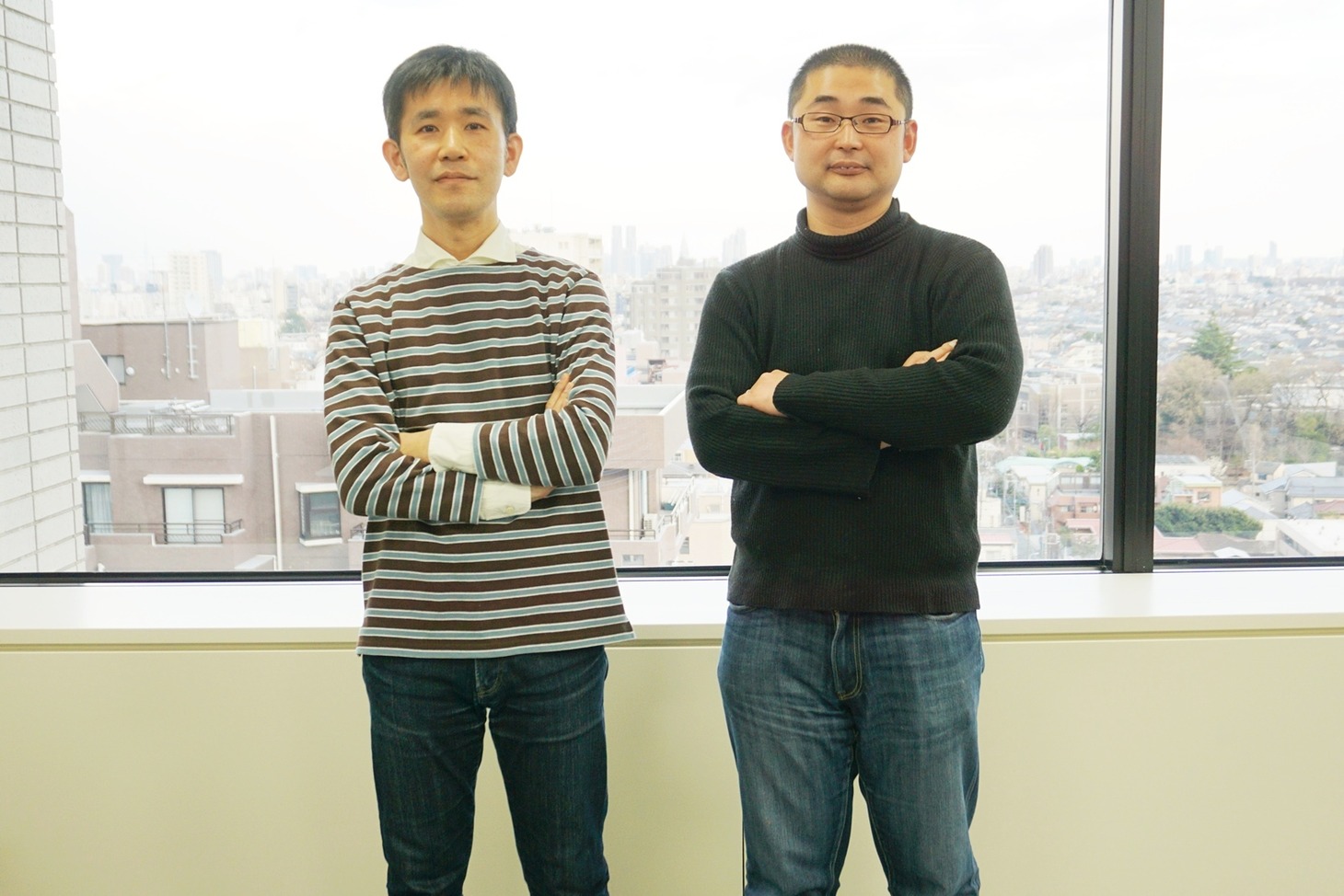 「陽だまりの朝食」のキャラクターデザインと作画監督を担当した西村貴世（左）と、「小さなファッションショー」作画監督を務めた大橋実（右）。
