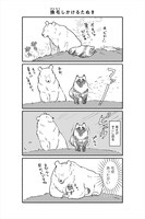 「クマとたぬき」より。