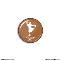 「レゴムのたまごサンドランチトートバッグ」に付属する缶バッジ。