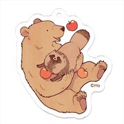 「クマたぬアクリルキーホルダー」