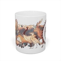 「クマたぬマグカップ」