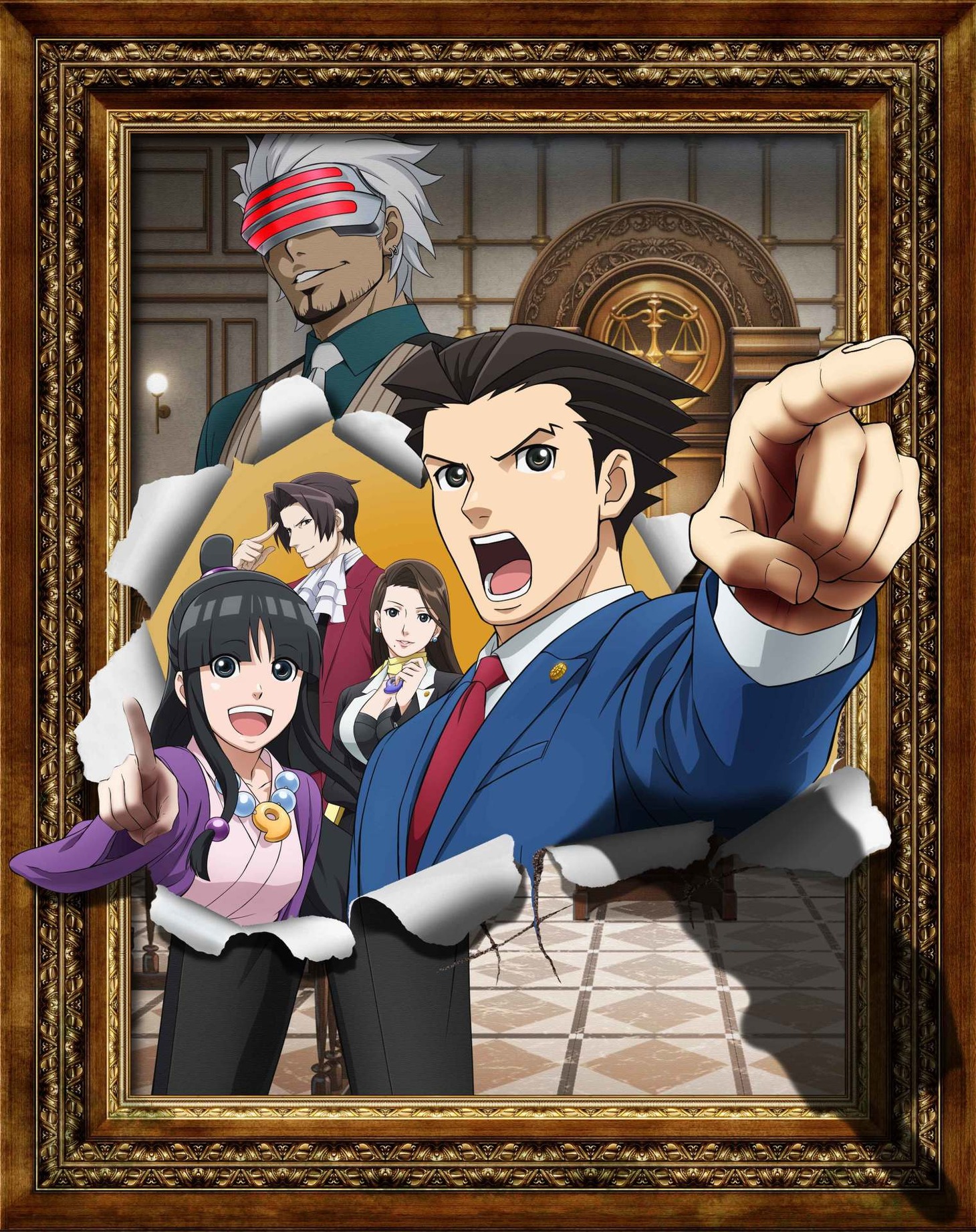 「逆転裁判 ～その『真実』、異議あり！～ Season2」(c)CAPCOM／読売テレビ・A-1 Pictures