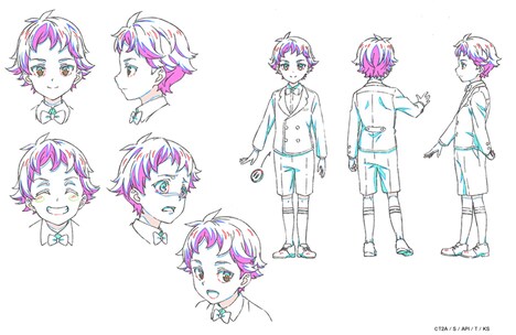 「KING OF PRISM -Shiny Seven Stars-」より、十王院カケルの設定画。