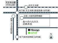 「マカロニほうれん荘展 in 大阪-MACARONI IS ROCK!-」会場地図。