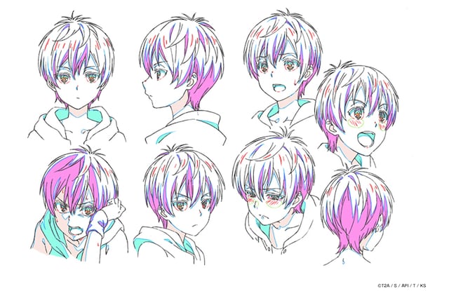 「KING OF PRISM -Shiny Seven Stars-」より、香賀美タイガの設定画。