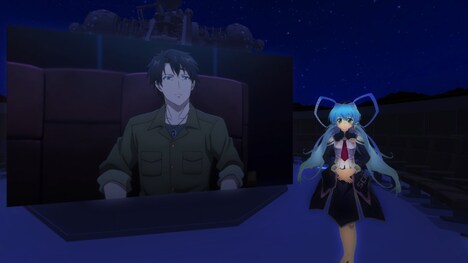 「Anime VR SCREEN」で配信されている「planetarian~ちいさなほしのゆめ~」のイメージ。