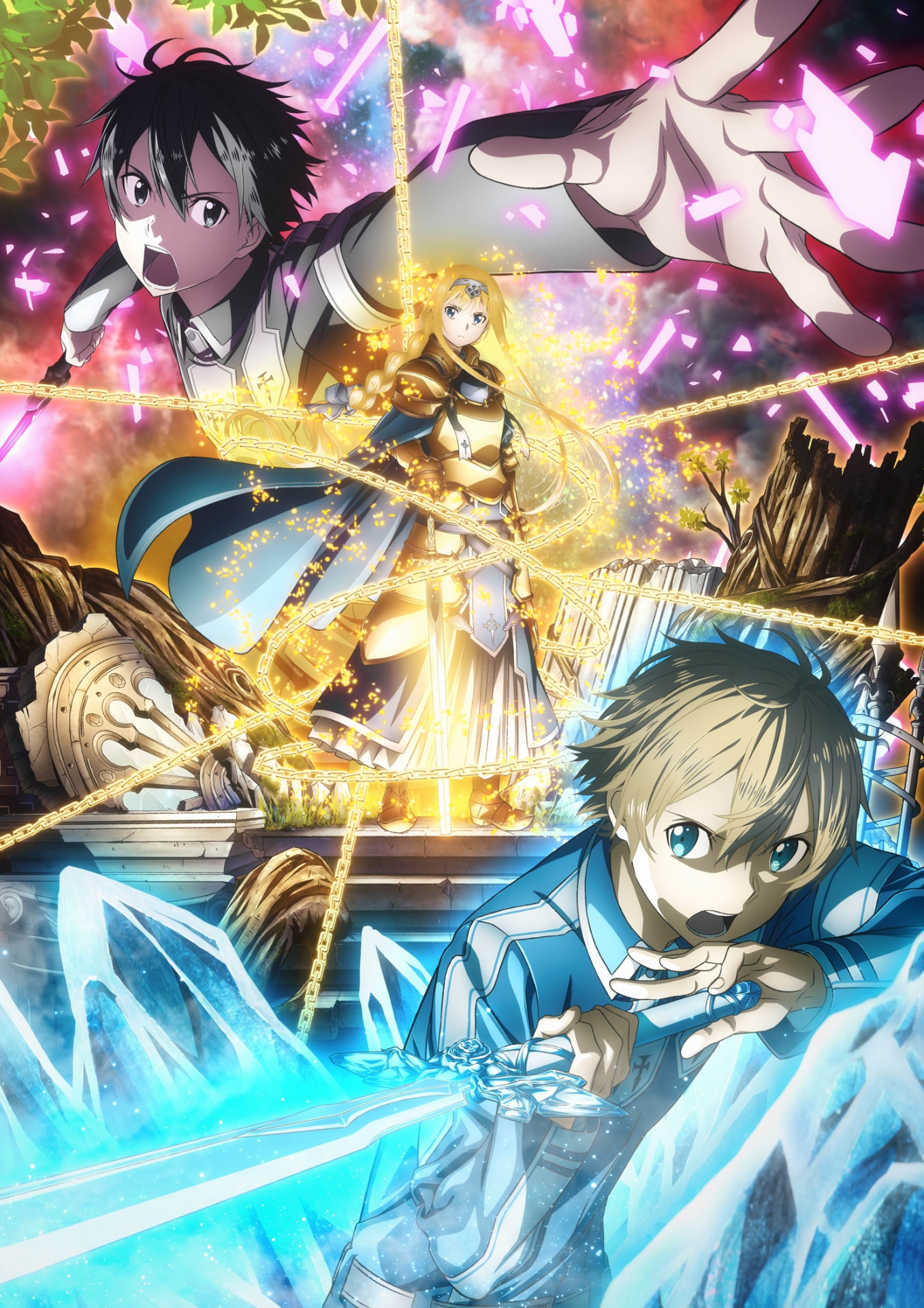 TVアニメ「ソードアート・オンライン アリシゼーション」第2弾キービジュアル (c)2017 川原 礫/KADOKAWA アスキー・メディアワークス/SAO-A Project