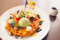 アッシュと英二のアメリカン和風ワッフル