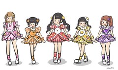 ベボガ！ニューシングル詳細判明、ぺろりん先生の衣装デザイン画を公開