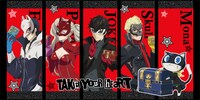 「『PERSONA5 the Animation』～アニメイト池袋本店を頂戴する。～」限定商品のビッグタオル。