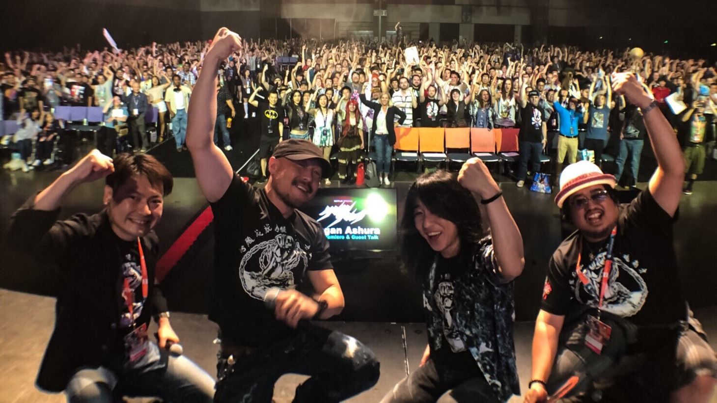 「Anime Expo 2018」で行われたワールドプレミアの様子。