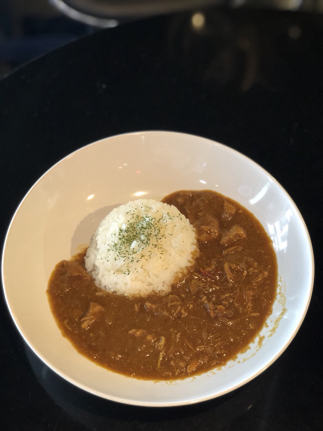 cafe&bar WANTED!!!の指定メニュー（カレーライス）。