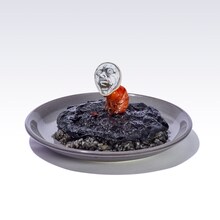 「お妙さんのダークマターシーフードピラフ（パンデモニウム添え）」(c)空知英秋／集英社