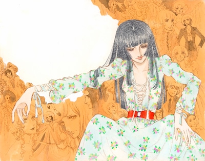 「デザイナー」（りぼん1974年12月号、扉）(c)一条ゆかり／集英社