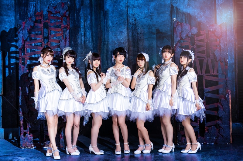 Kleissis。左から金子有希、高橋麻里、山田麻莉奈、田中有紀、富田美憂、山根綺、元吉有希子。