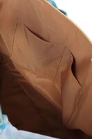 四葉環モデルのかごバッグ。