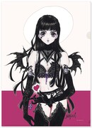 「いのまたむつみ展」クリアファイル付チケットのクリアファイル（表）。