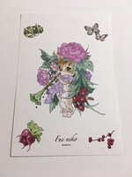 会場販売グッズの「ポストカード ふえねこ」。