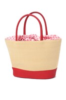 七瀬陸モデルのかごバッグ。