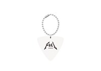 前売券特典のピック型キーホルダー。