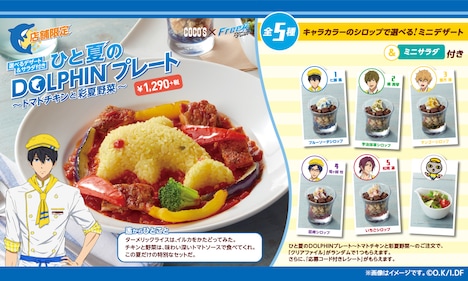 「ひと夏のDOLPHINプレート~トマトチキンと彩夏野菜~」