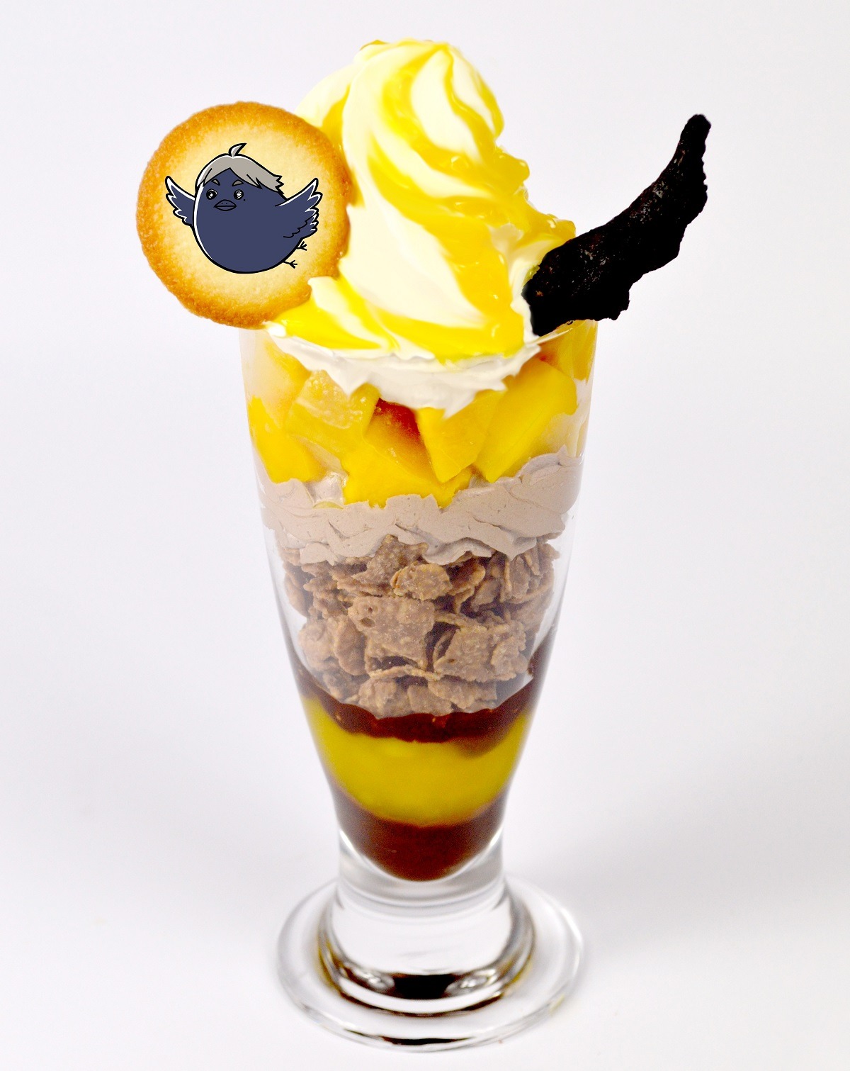 「うちの連中はちゃんとみんな美味いからな 烏野チョコマンゴーパフェ」