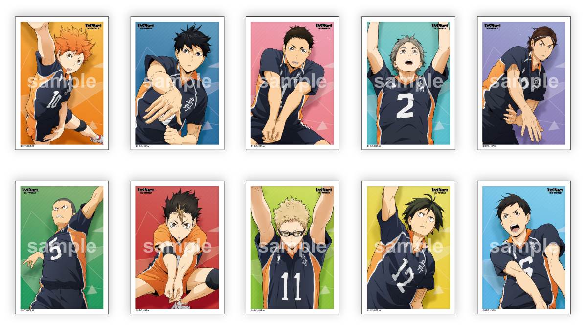 会場で販売されるブロマイドコレクション。